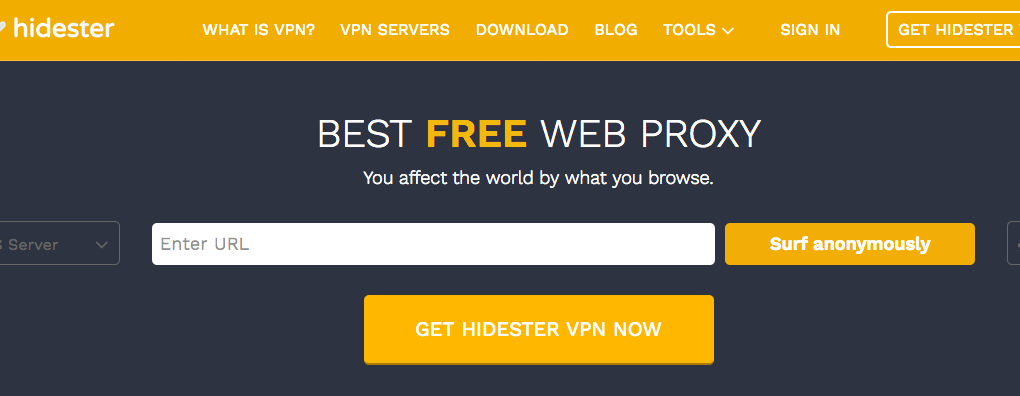 Best Free Proxy Sites List in the World | Anonymous Browsing HIDESTER